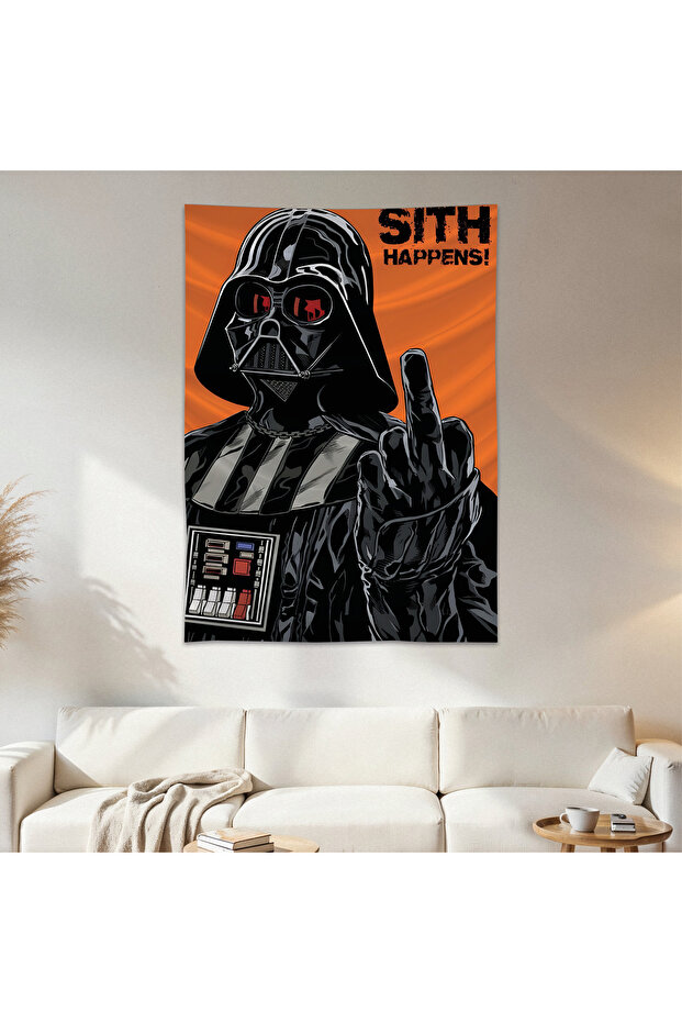 Darth Vader Wall Covering Tapestry First Quality Satin Fabric Poster