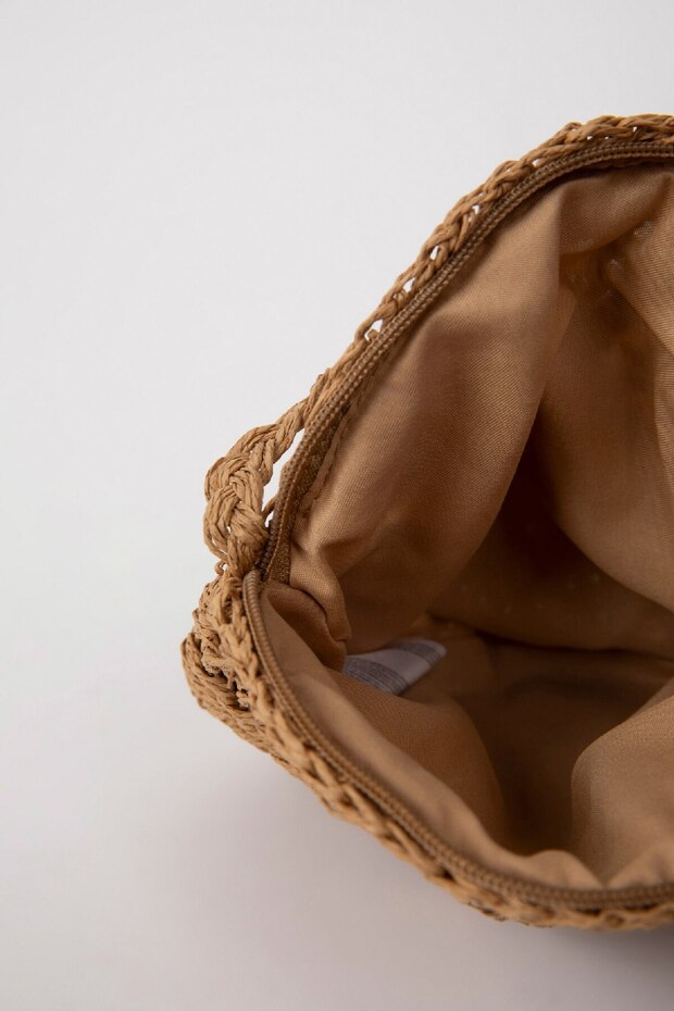 Hasır Çapraz Kol Çantası - 6