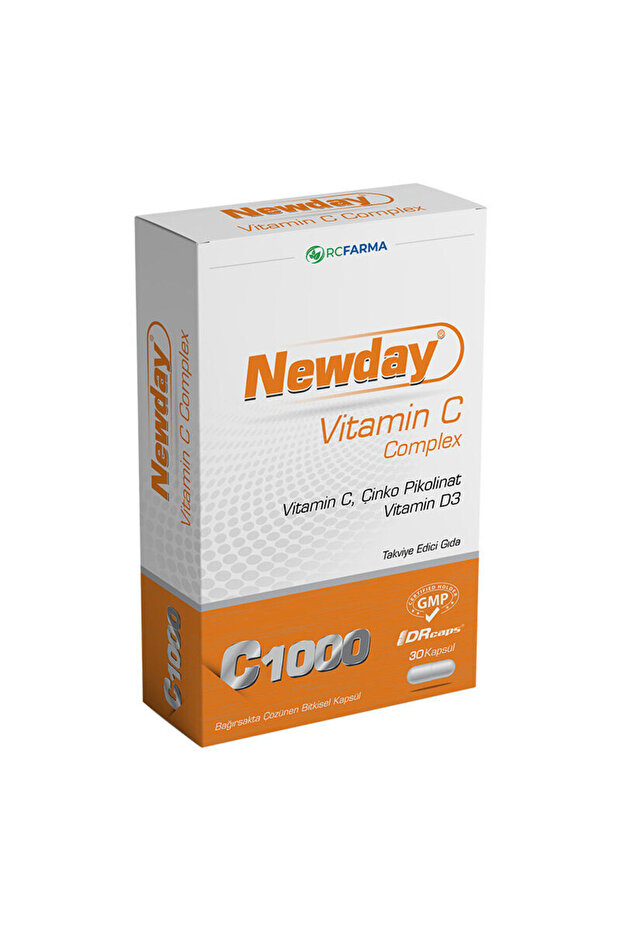 Newday Vitamin C Complex 30 Kapsül - 1