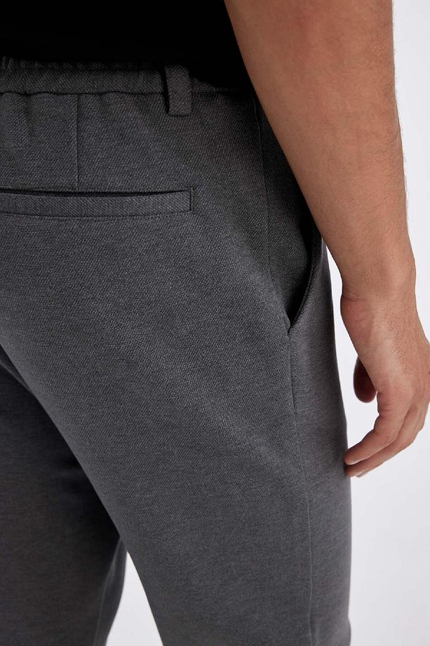 Kumaş Pantolon Tailored Regular Fit Normal Kesim Basic Düz Cepli Düz Paça D3707ax24au - 7