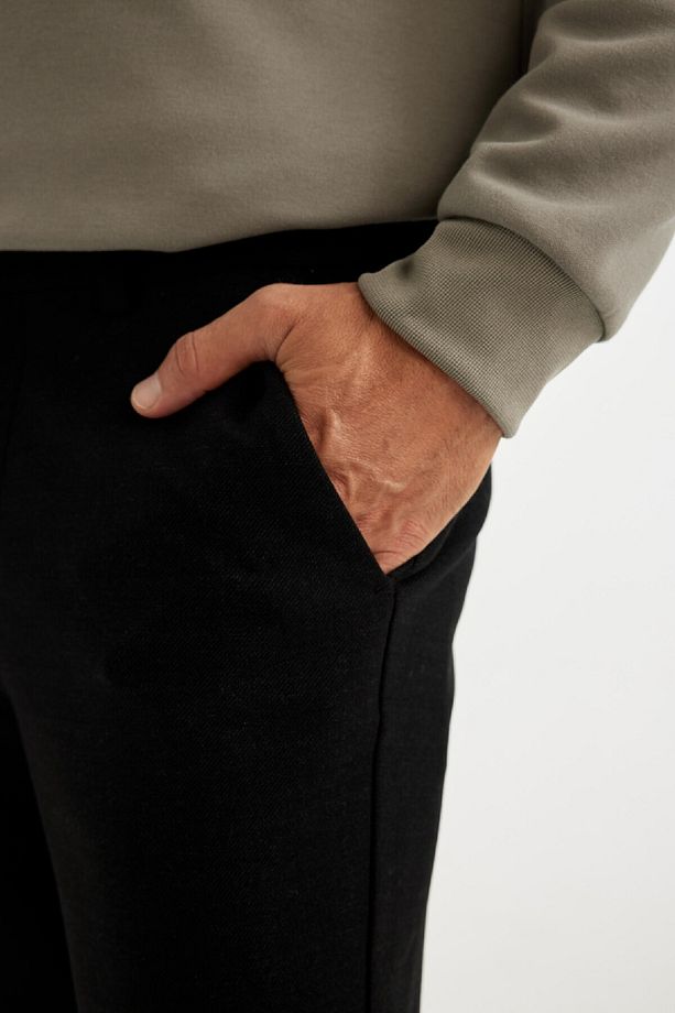 Kumaş Pantolon Tailored Regular Fit Basic Düz Cepli Düz Paça D3707ax24au - 5
