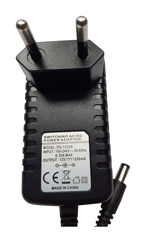 12V 1.2A Modem ve Arduino Uyumlu Plastik Kasa Priz Tipi Adaptör DQ-1220A - 6