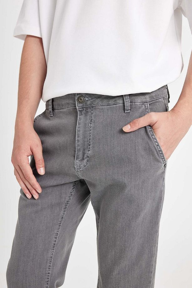 Sergio Regular Fit Normal Bel Düz Paça Jean Pantolon D2903AX24SM - 4