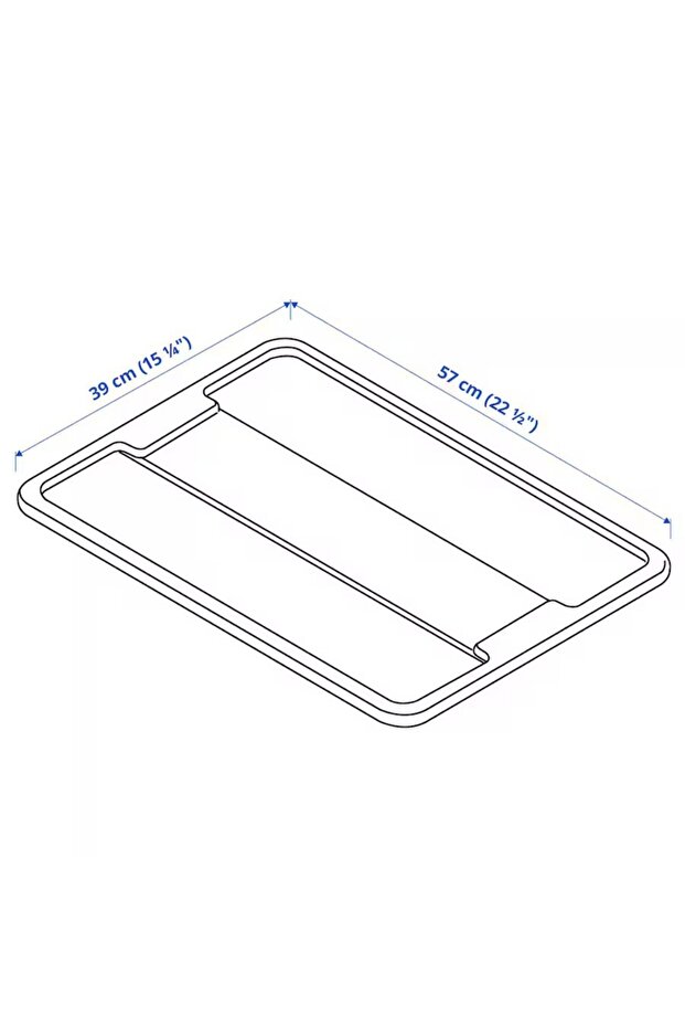 SAMLA Transparent Lid for 45/65L Storage Box – 57x39 cm, Click Lock Design - 3