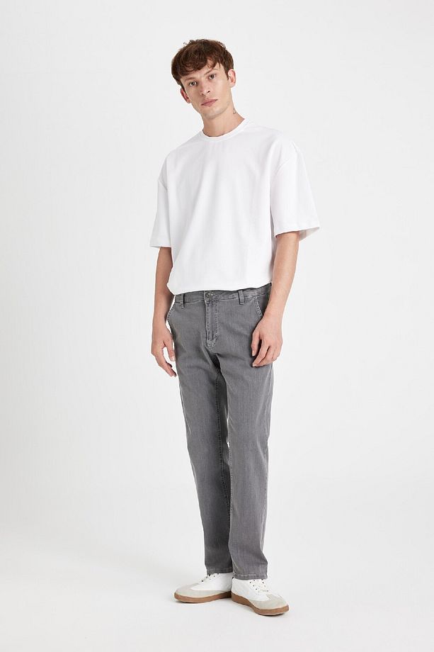 Sergio Regular Fit Normal Bel Düz Paça Jean Pantolon D2903AX24SM - 3