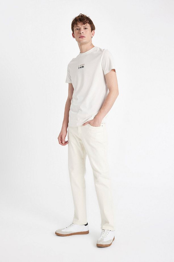 Sergio Regular Fit Normal Kalıp Normal Bel Boru Paça Jean Pantolon D4460AX24HS - 3