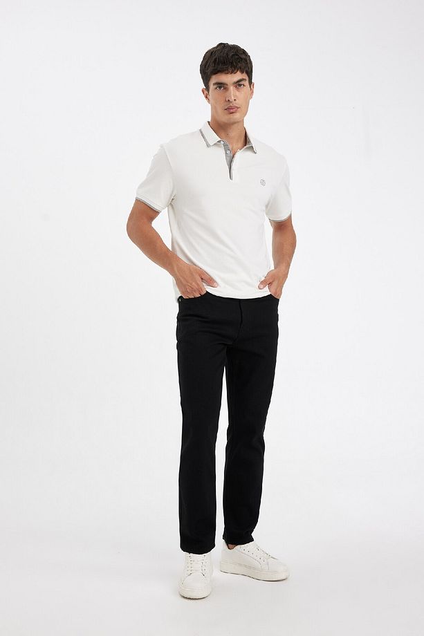 Regular Fit Normal Kesim Pantolon Düz Paça Cepli Basic Düz D1049ax24wn - 3
