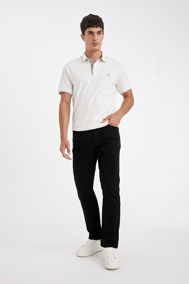 Regular Fit Normal Kesim Pantolon Düz Paça Cepli Basic Düz D1049ax24wn - 4