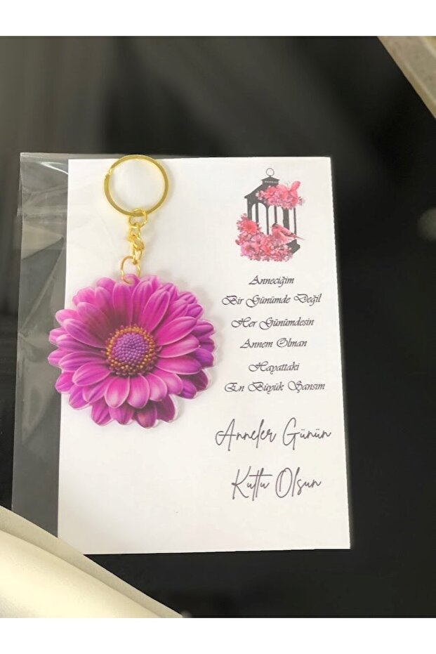 20Pcs Keychain Mother's Day Gift, to Parents Teachers to Staff Epoxy Printing Keychain