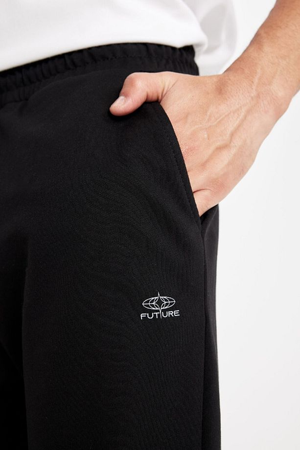 Regular Fit Eşofman Altı Cepli Basic Düz Beli Bağcıklı Lastikli Paça D4416ax24au - 5