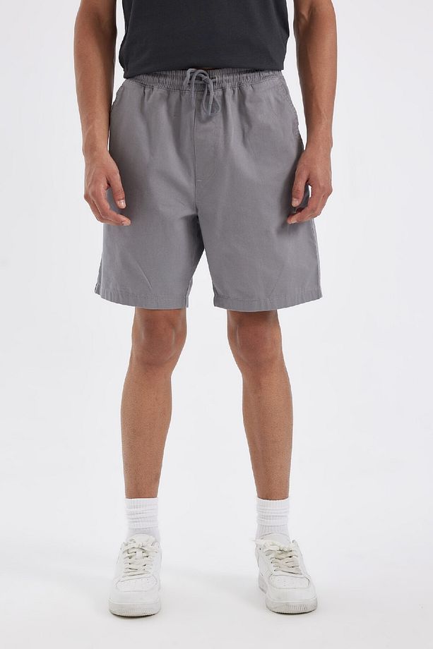 Relax Fit Gabardin Bermuda Şort D4697AX24HS - 4