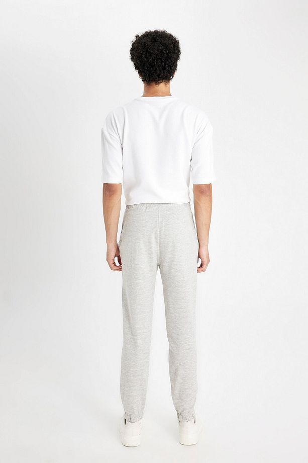 Regular Fit Eşofman Altı Cepli Basic Düz Beli Bağcıklı Lastikli Paça D4416ax24au - 7