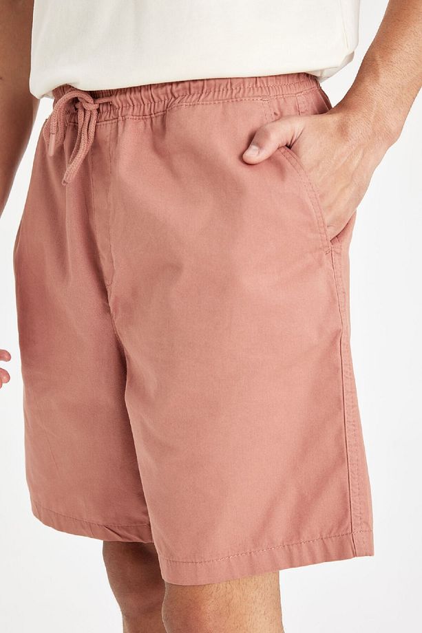 Relax Fit Gabardin Bermuda Şort D4697AX24HS - 5