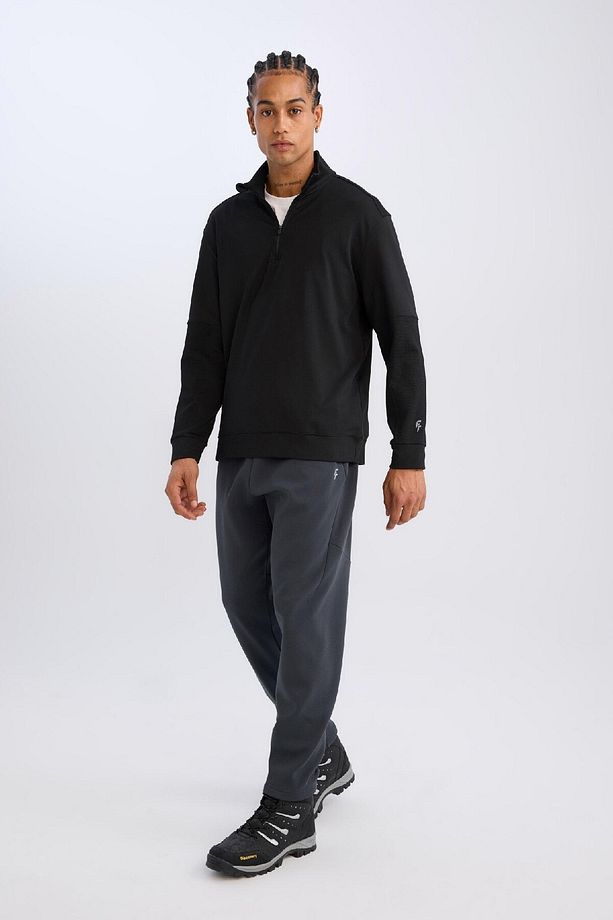 DeFactoFit Kalın Jogger Eşofman Altı Standart Fit Cepli Sporcu Beli Lastikli D6312AX24WN - 3