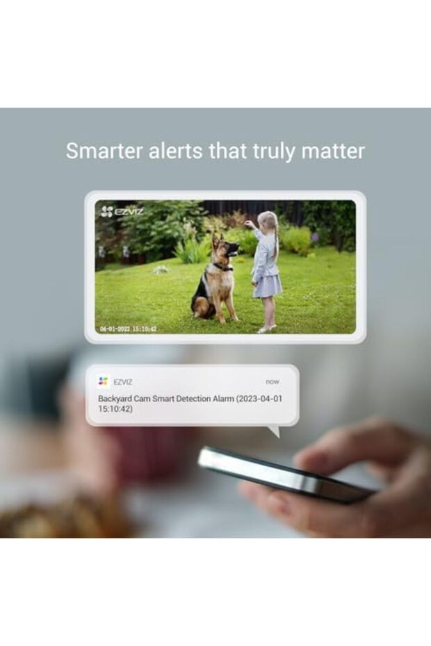 كاميرا مراقبة EB3 مزودة ببطارية، وكاميرا مراقبة 2K واي فاي - 7