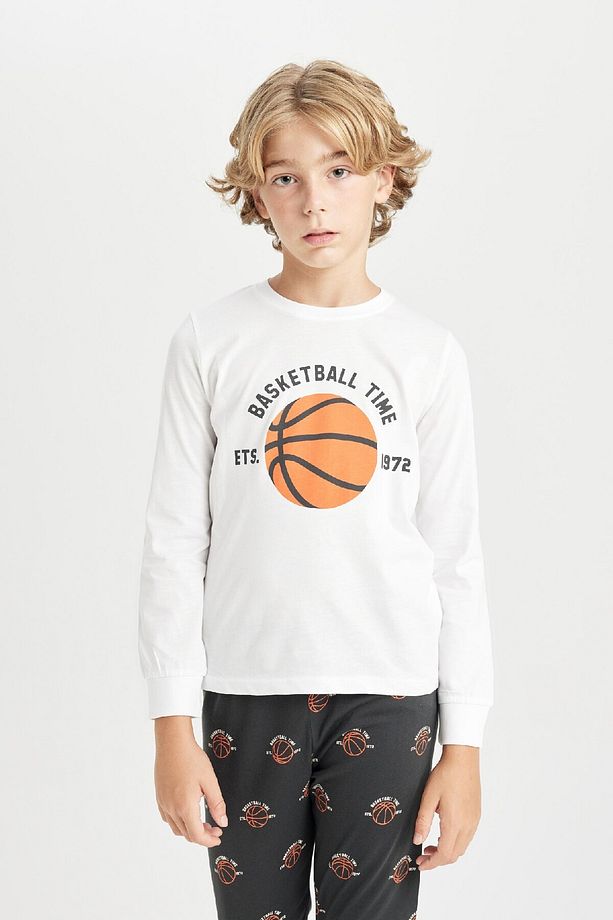 Erkek Çocuk Pijama Takımı Baskılı Uzun Kollu Üst Uzun Alt D5211a824wn - 3