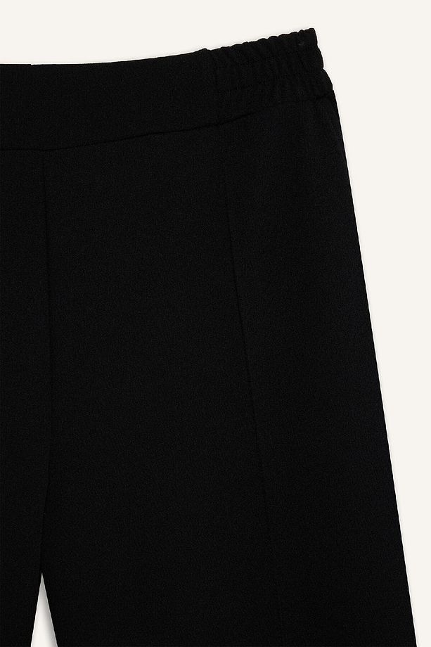 Krep Pantolon Carrot Fit Basic Düz Beli Lastikli Dar Paça Cepli D5950ax24wn - 7