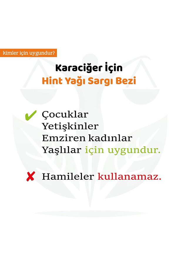 Karaciğer Sargı Bezi 100 ml Hint Yağı (HEXANSIZ) - 6