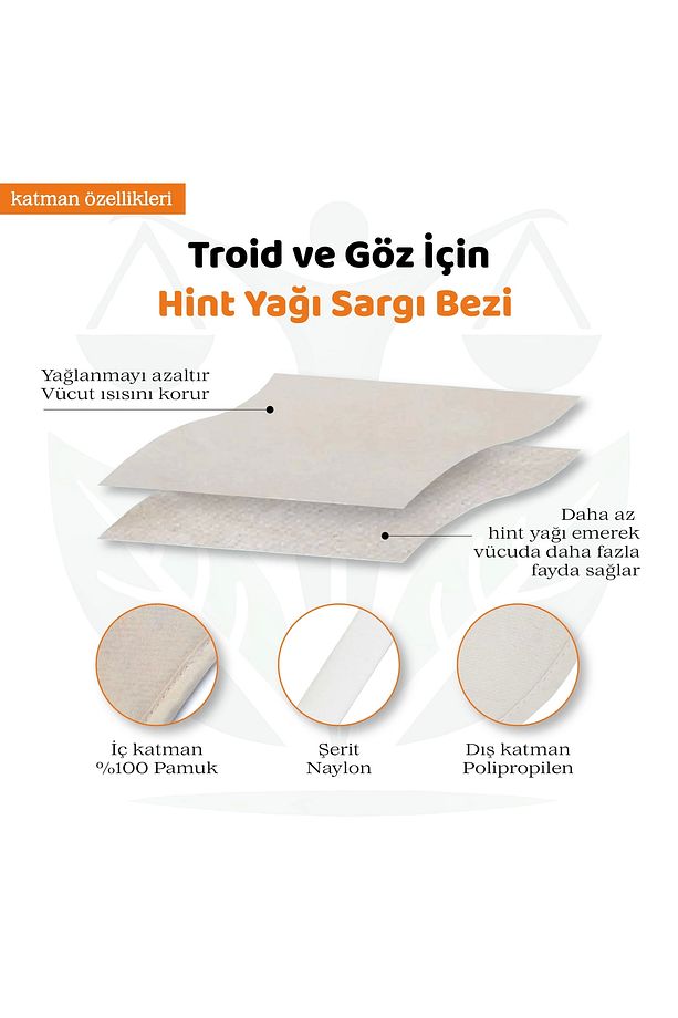 Tiroid Ve Goz Sargı Bezi 100 ml Hint Yağı (HEXANSIZ) - 4
