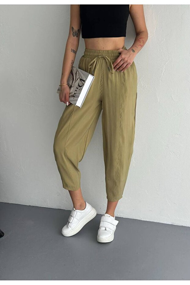 Balloon Mold Modal Fabric Trousers