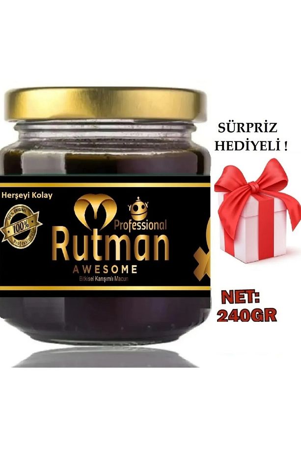 Kuvvet Macun Uzun Deneyim 240gr Macunu Rutman Ginseng Epimedyumlümn Epimediumniz Macunu Happy - 1