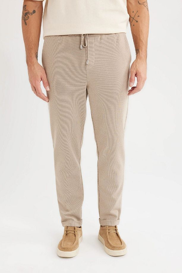 Jogger Duble Paça Yazlık Rahat Esnek Kumaş Pantolon Y2651az25sp - 4