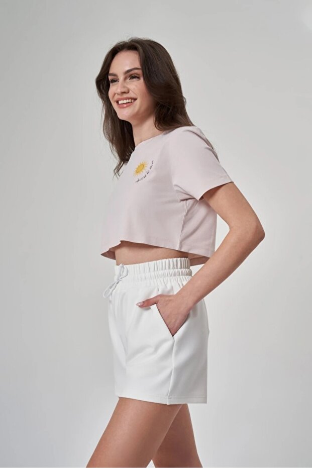 Kadın Beyaz Şort 1523105 - 2