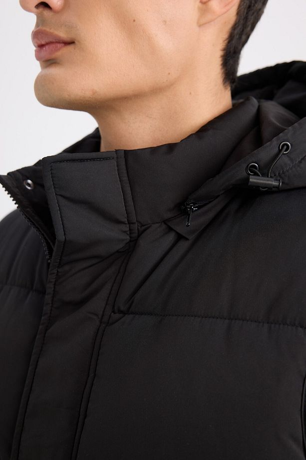 Regular Fit Kapüşonlu Fermuarlı Cepli Şişme Yelek D6285ax25sp - 5