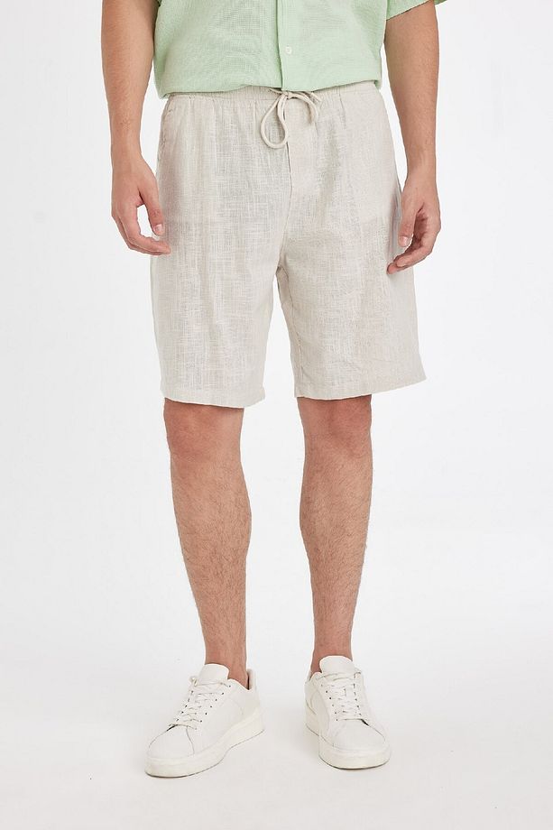 Relax Fit Pamuklu Bermuda Şort D7916AX24SM - 4