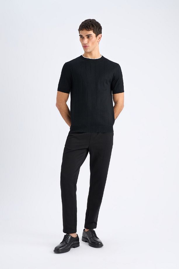 Jogger Pantolon Esnek Basic Düz Beli Bağcıklı Cepli Düz Paça C6022ax25sp - 2