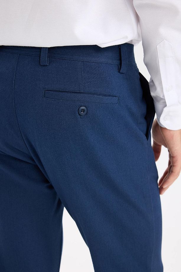 Tailored Fit Normal Kesim Düz Paça Her Yöne Esneyen Yazlık Kumaş Pantolon C7508ax25sp - 6