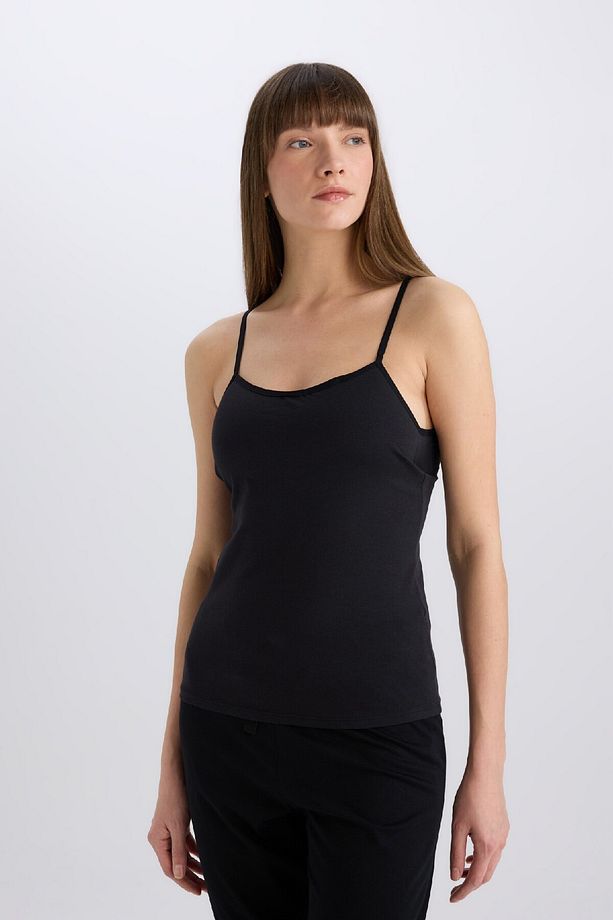 Regular Fit Pamuklu Askılı Atlet-fall In Love N6090az25sp - 4