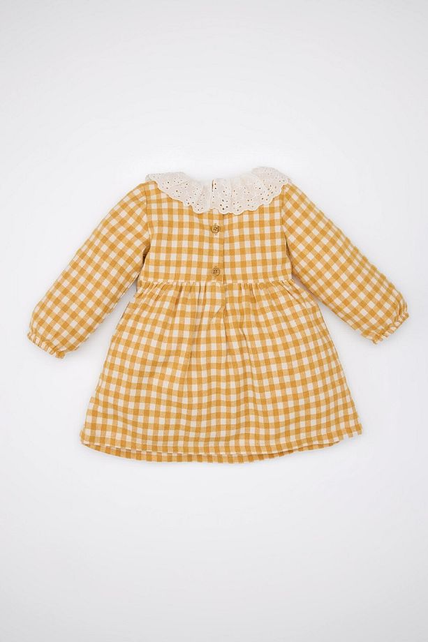 Kız Bebek Uzun Kollu Flanel Elbise D8461A5NS - 5