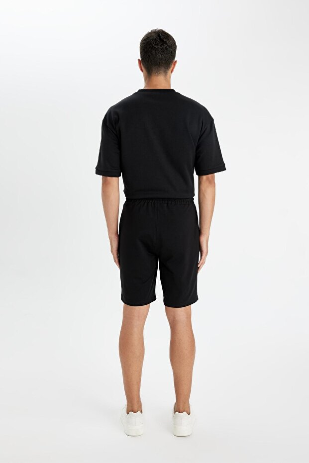 Regular Fit Cepli Basic Düz Bermuda Şort D7933ax24sm - 6