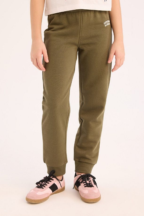 Kız Çocuk Beli Paçası Lastikli Baskılı Jogger Eşofman Altı D7011a824wn - 3
