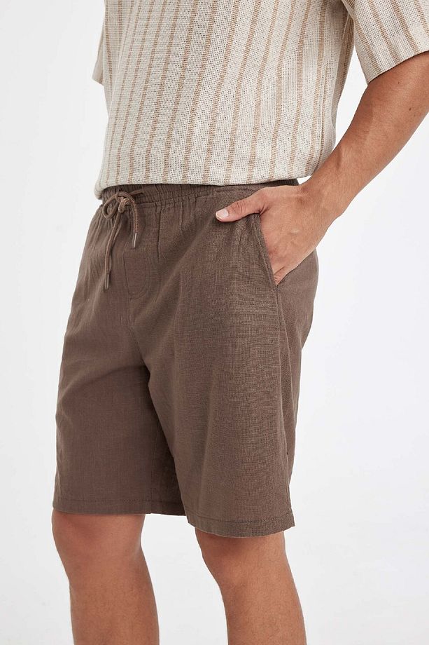 Relax Fit Pamuklu Bermuda Şort D7916AX24SM - 6