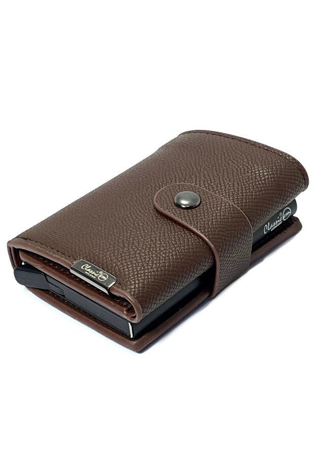 RFID Blocking Faux Leather Wallet for Men and Women, Automatic Card Holder Men's Wallet
