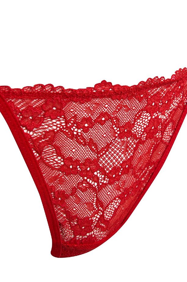Fall In Love Kırmızı Dantel String Slip Külot B4834ax24wn - 3
