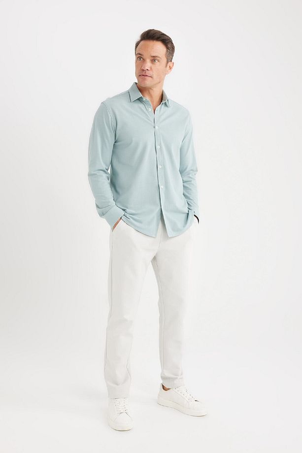 Jogger Pantolon Esnek Basic Düz Beli Bağcıklı Cepli Düz Paça C6022ax25sp - 6