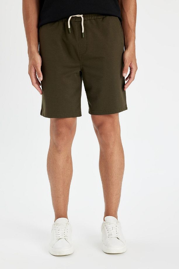 Regular Fit Cepli Basic Düz Bermuda Şort D7933ax24sm - 4