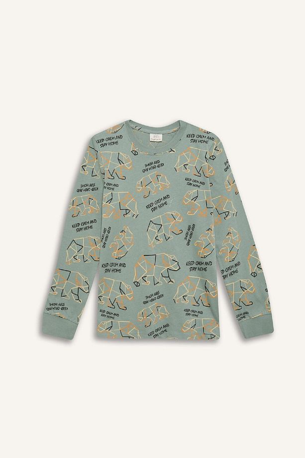 Erkek Çocuk Regular Fit 2'li Pijama Takımı D8768a8ns - 8