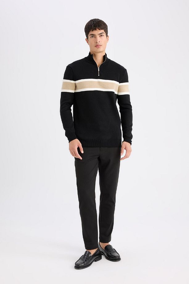 Tailored Fit Normal Kesim Düz Paça Her Yöne Esneyen Yazlık Kumaş Pantolon C7508ax25sp - 3