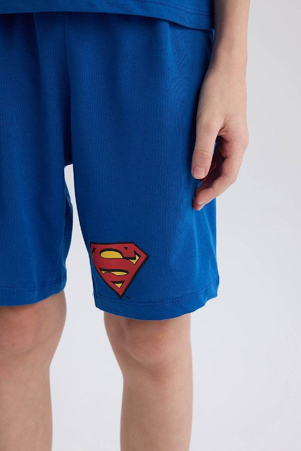 Erkek Çocuk Superman Regular Fit 2li Pijama Takımı - 5
