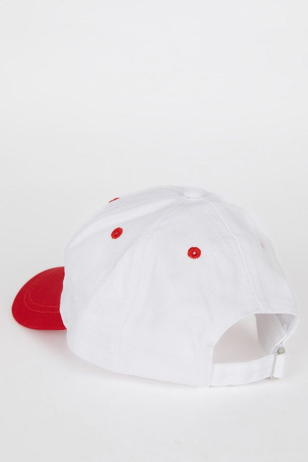 Kız Çocuk Nakışlı Pamuklu Cap Şapka D8437A825SM - 5
