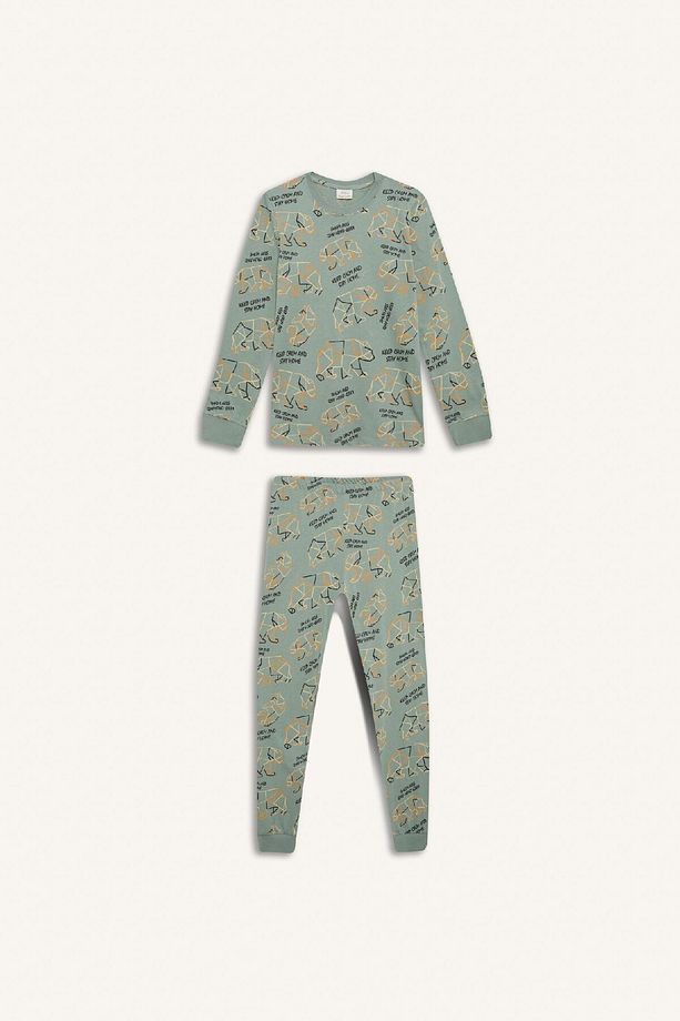 Erkek Çocuk Regular Fit 2'li Pijama Takımı D8768a8ns - 7