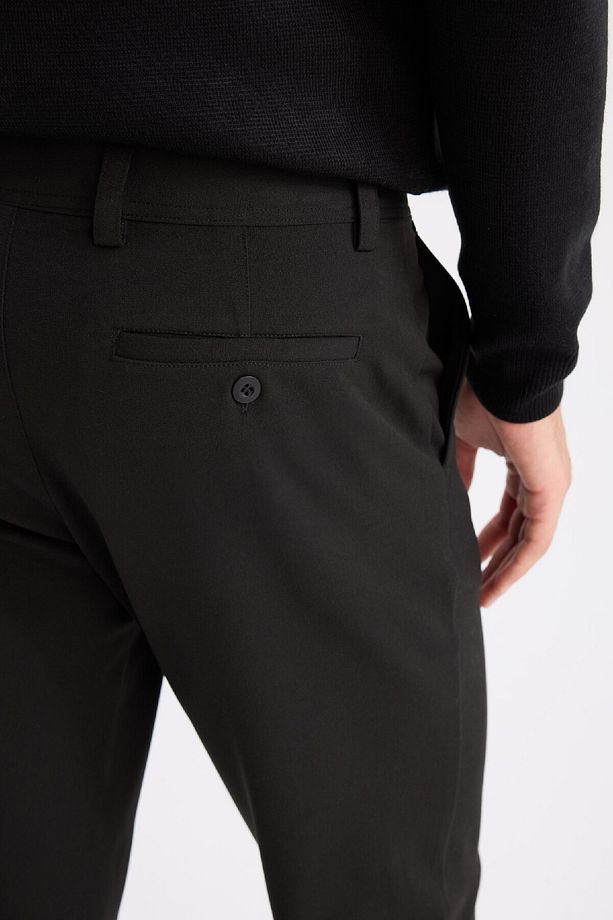 Tailored Fit Normal Kesim Düz Paça Her Yöne Esneyen Yazlık Kumaş Pantolon C7508ax25sp - 6