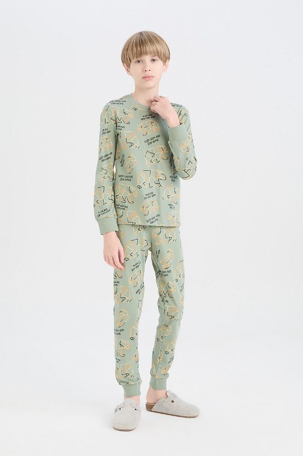 Erkek Çocuk Regular Fit 2'li Pijama Takımı D8768a8ns - 1