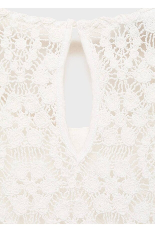 Bluză croșetată simplă croială - 6