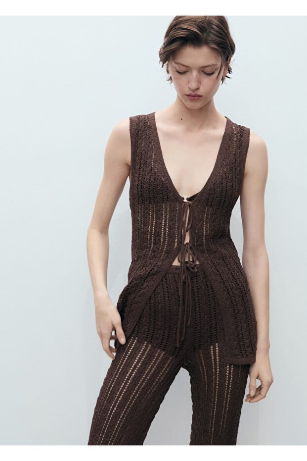 Düz Kesim Pantolon - 8