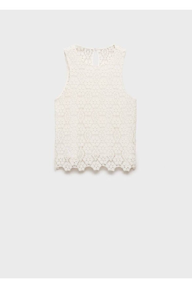 Bluză croșetată simplă croială - 3